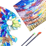 MONT MARTE Premium Metallic Acrylic Paint Set, 24 x 1.02oz (36ml) Tubes, 24 Colors, Suitable for Most Surfaces Including Canvas, Card, Paper and Wood MONT MARTE