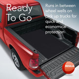 Resilia - Utility Runner- 24 inch Wide Black Plastic- Embossed Wide Rib Pattern - Tool Box Liner, Garage Drawer & Shelf Organization, Workbench RESILIA