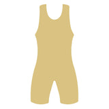 Wrestling Singlet Cutout Unfinished Wood Sports Cut Out Kids Room/Birthday Party Door Hanger MDF Shape Canvas Style 1 (24") Diverse Woodworking