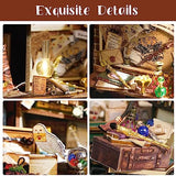 CUTEBEE DIY Miniature Dollhouse Kit, DIY Wooden Dollhouse Kit Miniature House Kit, Creative Room Idea（Magic House） CUTEBEE
