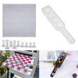 ResinWorld Shot Glass Serving Tray Mold + 3D Silicone Chess Piece Mold for Epoxy Resin, Chess Board Game Mold ResinWorld