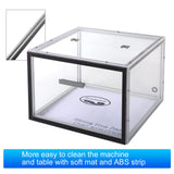 Acrylic CNC Enclosure 510 x 455 x 335 mm, Enhanced Protection, Dustproof,Cleaning, Noise Reduction, Compatible with CNC Router Machine 3018 Zhong Hua Jiang