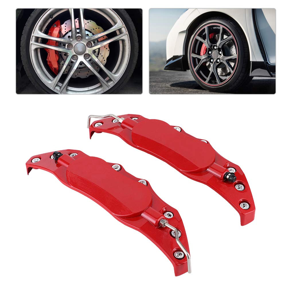 overlay caliper covers overlay caliper covers Calipers and accessories 2Pcs Car Universal Disc Brake Caliper Fake Covers Left amp Right Accessories - WoodArtSupply