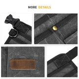 Tool Belt Pouches for Men Utility Belt Electrician Tool Bag Canvas Gardening Waist Tool Pouch with 13 Pockets for Men Women Carpenters Electricians FASHIXD