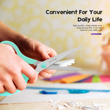 Scissors, iBayam 8" All Purpose Scissors Bulk 3-Pack, Ultra Sharp 2.5mm Thick Blade Shears Comfort-Grip Scissors for Office Desk Accessories Sewing iBayam