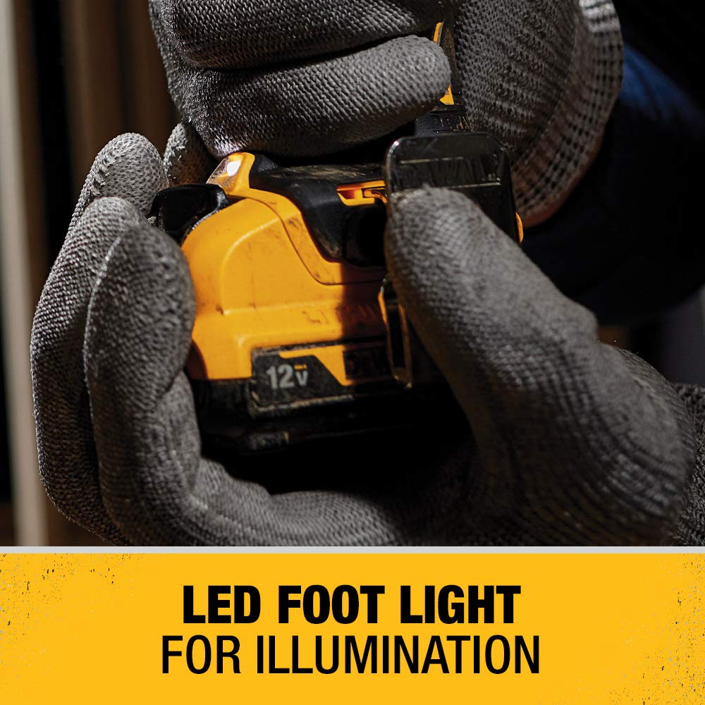 DEWALT XTREME 12V MAX* Cordless Drill / Driver Kit, 3/8-Inch (DCD701F2) DEWALT