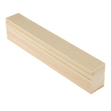 misppro 10 Pieces Blank Natural Pine Wood Rectangle Boards Panels Wooden Pieces for Art Crafts - 30cm misppro