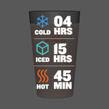 STANLEY Adventure Inulsated Stacking Beer Pint Glass, 16oz Stainless Steel Double Wall Rugged Metal Drinking Tumbler (Limestone) STANLEY