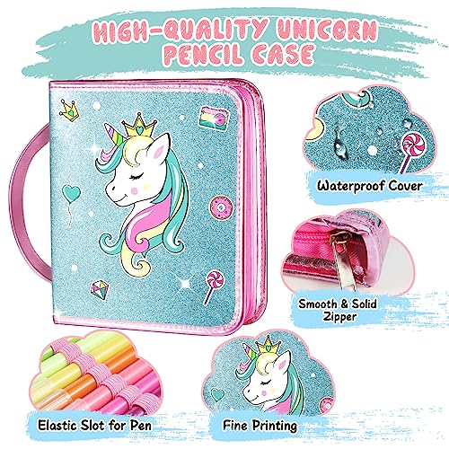 ABERLLS Unicorn Markers Set for Girls Age 5 6 7 8 9 10 Years Old, Unic –  WoodArtSupply