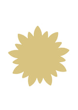 Sunflower Cutout Unfinished Wood Nature Summer Party Flower Door Hanger MDF Shaped Canvas Style 1 Diverse Woodworking