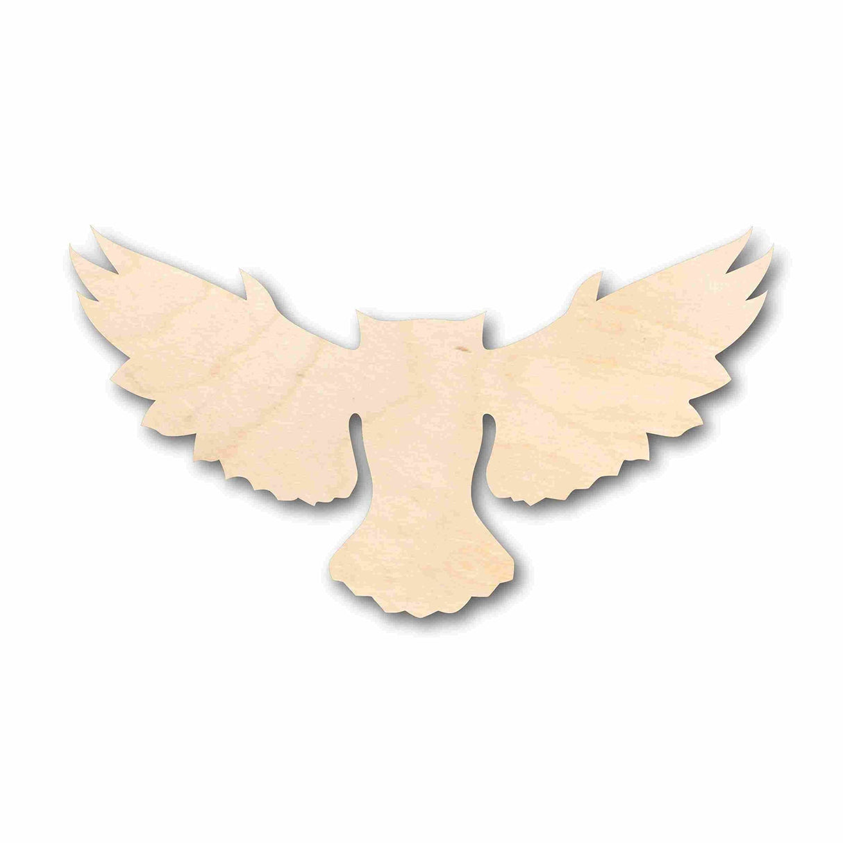 Unfinished Wood Flying Owl Silhouette - Craft- up to 24" DIY 3" / 1/4" 24 Hour Crafts
