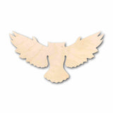 Unfinished Wood Flying Owl Silhouette - Craft- up to 24" DIY 3" / 1/4" 24 Hour Crafts