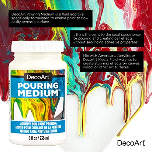 DecoArt Pouring Medium, 64 Fl Oz (Pack of 1) - WoodArtSupply