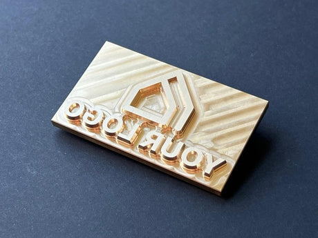 Custom Brass Branding Iron Stamp for Leather, Wood, and BBQ - Personalised Logo Design CONNYAM