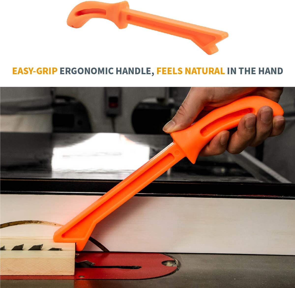 POWERTEC 71718V Safety Kit with Deluxe Featherboard for Use On Table Saws, Router Tables, Jointers and Band Saws, 1 Set POWERTEC