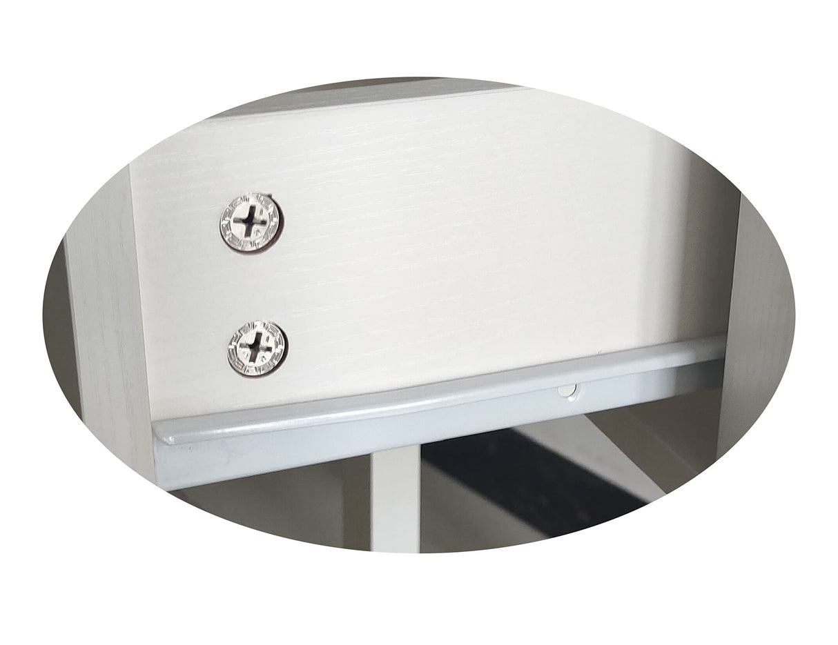 Kings Brand Furniture - 72" Freestanding Kitchen Pantry Storage Cabinet Cupboard with Doors Adjustable Shelves & Drawer, White Kings Brand Furniture