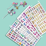 Craft-tastic - Fold and Stick Hair Puffy Charms - Craft and Accessory Kit - for Ages 5+ Craft-tastic