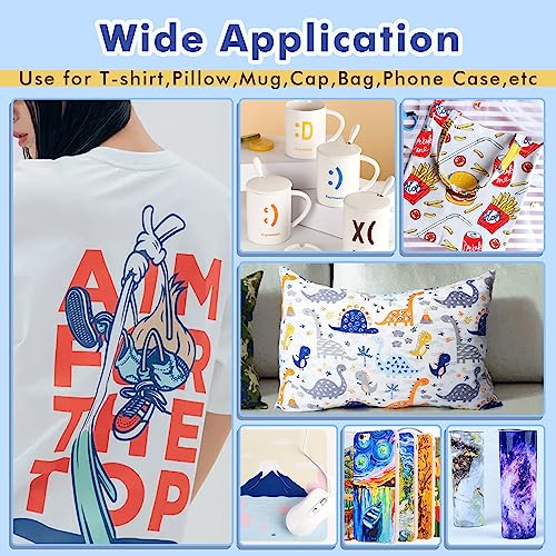 KOALA Premium Sublimation Kit, Sublimation Paper 120gsm 100 sheets, Sublimation Ink Bundle Kit and Printer Cleaner Kit for Heat Transfer on Tumblers, KOALA PAPER