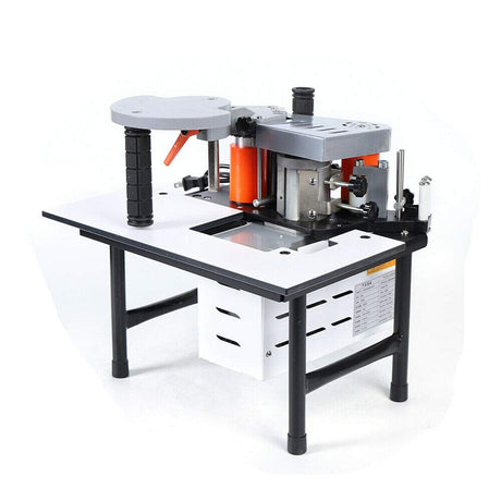 BoTaiDaHong Wood Edge Banding Machine 5 m/min Continuously Variable 765W 10-60mm 110V Portable Single Glue Woodworking Edge Banding Machine Edge BoTaiDaHong
