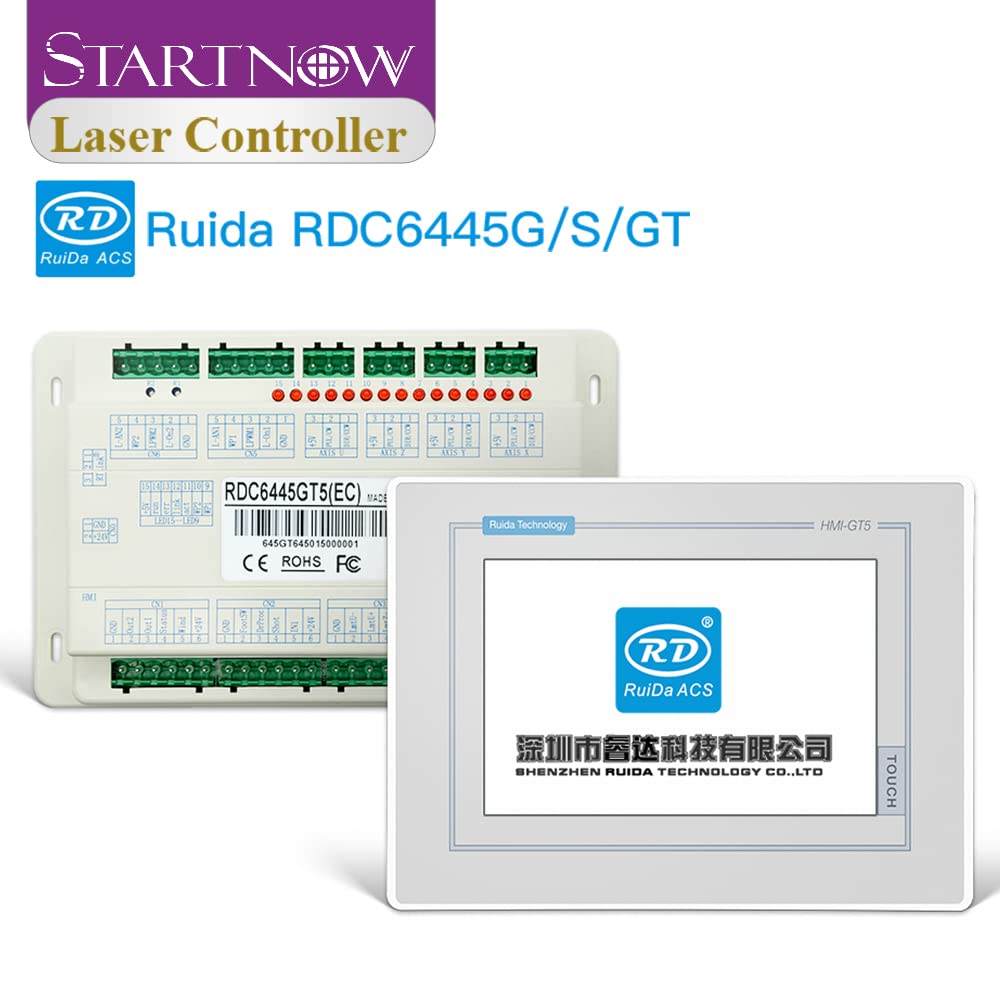 Ruida RDC6445G CO2 Laser Controller Board Upgrade RDC6442 for CNC Laser Engraving Cutting Control System RDC6445GT5 RDC6445S (Ruida RDC6445S) STARTNOW