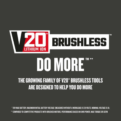 CRAFTSMAN V20* Cordless Brushless Compact 2 Tool Combo Kit (2 Batteries) (CMCK210C2) - WoodArtSupply