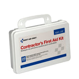 First Aid Only 9301-25P 25-Person Contractor's Emergency First Aid Kit for Home Renovation, Job Sites, and Construction Vehicles, 176 Pieces First Aid Only
