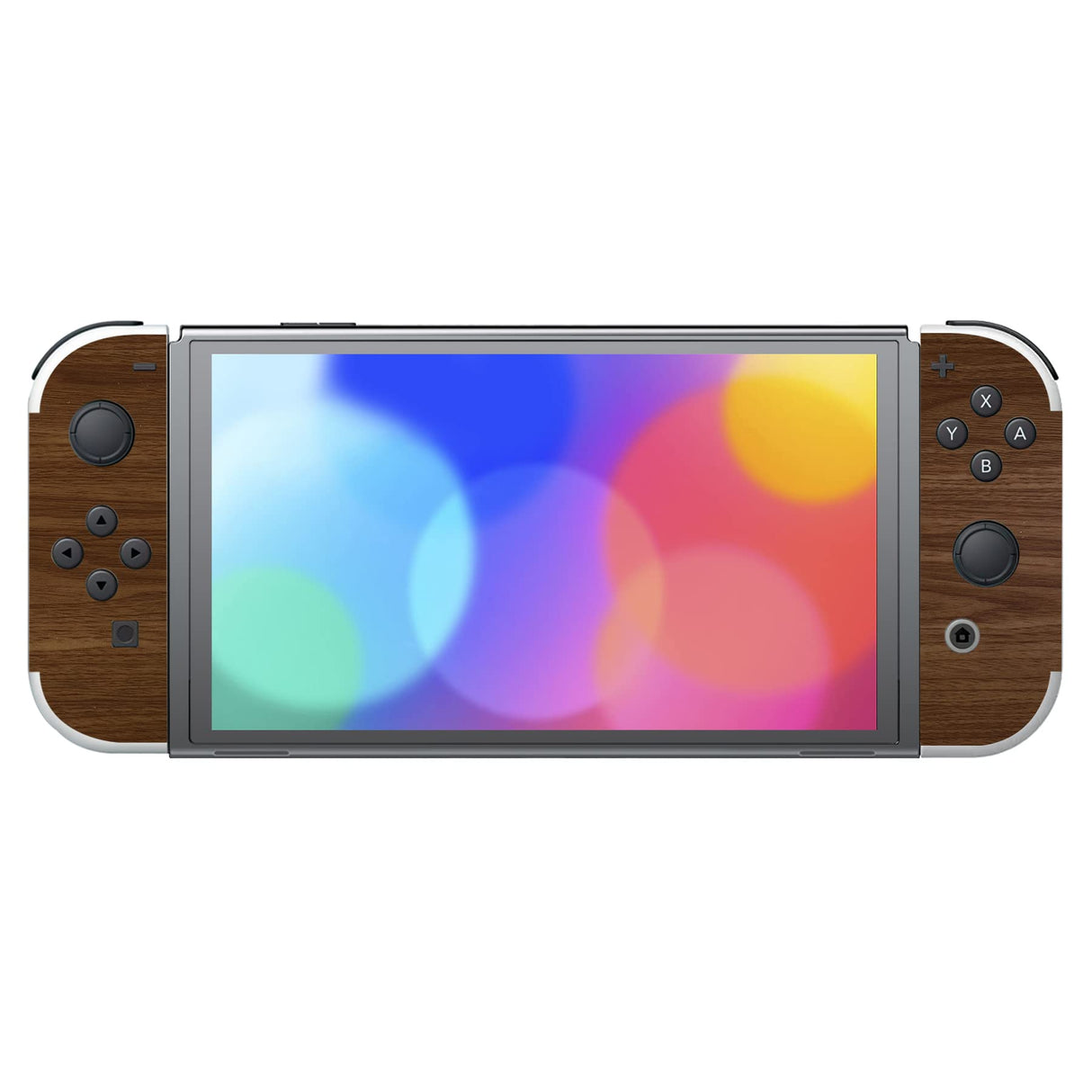 PlayVital Full Set Protective Stickers for Nintendo Switch OLED Model, Customized Vinyl Decal Skins for Switch OLED Console & Joycon & Dock & Grip - playvital