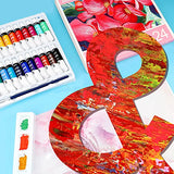 12 Inch Wooden Symbol &, 1/4 Inch Thick Large Unfinished Wood Letter for DIY Crafts Home Wall Decor TDOCK