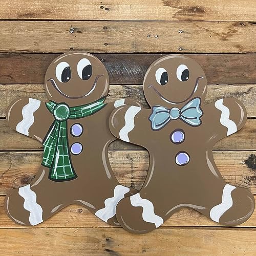 Gingerbread Man Unfinished Cutout, Wooden Shape, Wooden Build-A-Cross