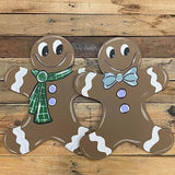 Gingerbread Man Unfinished Cutout, Wooden Shape, Wooden Build-A-Cross