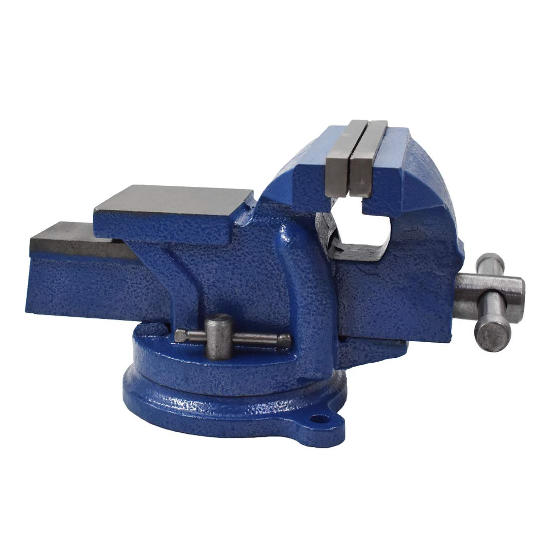 6" Bench Vise Table Top Clamp Press Locking Swivel Base Heavy-Duty for Crafting Painting Sculpting Modeling Electronics Soldering Woodworking and WFLNHB