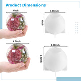 Sphere Resin Molds, 2 Pcs One-Piece 3D Silicone Globe Molds, Sphere Resin Casting Moulds, Large Ball Shape Epoxy Resin Molds for DIY Sphere Crafts, Varku