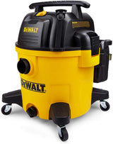 DeWALT DXV10PZ 10 Gallon 5.5 Peak HP Poly Wet Dry Vacuum, Yellow DEWALT