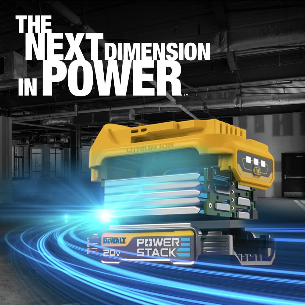 DEWALT 20V MAX* POWERSTACK™ Compact Battery (DCBP034) - WoodArtSupply