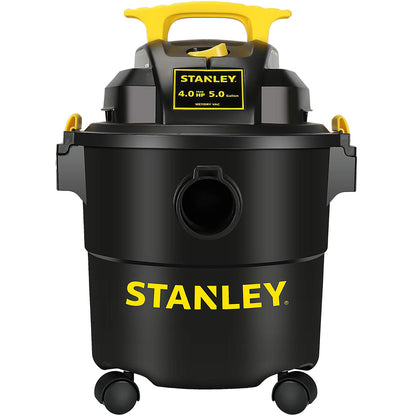 Stanley SL18115P Wet/Dry Vacuum, 5 Gallon, 4 Horsepower, 4.0 HP AC, Black - WoodArtSupply