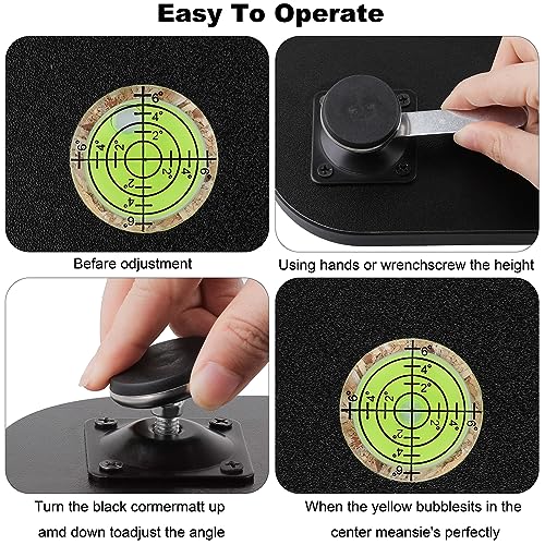 Co-Goldguard Resin Leveling Table, 16" x 12" Adjustable Leveling Board for Epoxy Resin，Self Leveling Table for Resin Art Crafts,Resin Co-Goldguard
