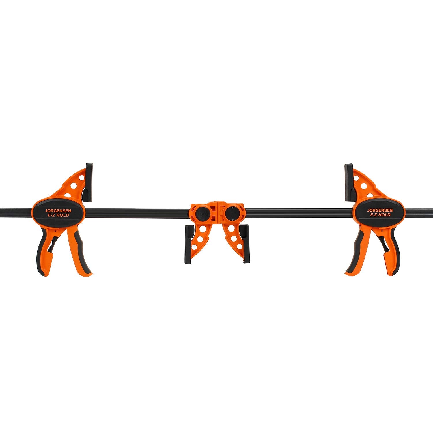 Jorgensen 24" One Hand Clamp/Spreader - 2-pack, Medium Duty, E-Z Hold Bar Clamps Set Jorgensen