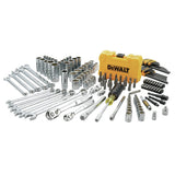 DEWALT Mechanics Tools Kit and Socket Set, 142-Piece, 1/4 & 3/8" Drive, MM/SAE (DWMT73802) DEWALT