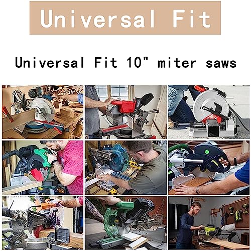 Tredre Lighted Dust Solution for Miter Saws, Wood Work Shop Vacuum System, Accessory Holes, Come with Storage Bag Khaki - 50" L x 30" W x 40" H Tredre