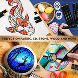 Caliart Alcohol Markers, 100 Colors Dual Tip Art Markers Sketch Markers Pens Permanent Alcohol Based Markers with Case for Adult Kids Halloween Caliart