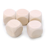 Blank Wooden Unfinished Square Blocks 6 Sided Wood Cubes with Rounded Corners for DIY Craft Projects Blank Wood Youngy