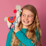 Craft-tastic – Yarn Llama Kit – Craft Kit Makes 1 Yarn-Wrapped Llama Craft-tastic
