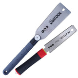 RUITOOL Hand Saw 6&7 Inch Double Edge Pull Saw Ryoba SK5 Flexible Blade 11/17&6-10/18 TPI Flush Cut Saw Non-Slip Handle Wood Saw for Woodworking Hand RUITOOL