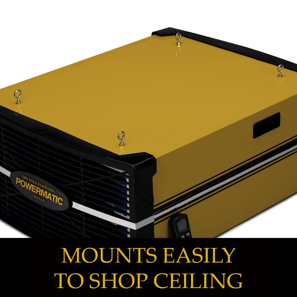 Powermatic PM1200 Air Filtration System, 5-Micron Filter, 1196 CFM, 1Ph 115V (1791330) Powermatic