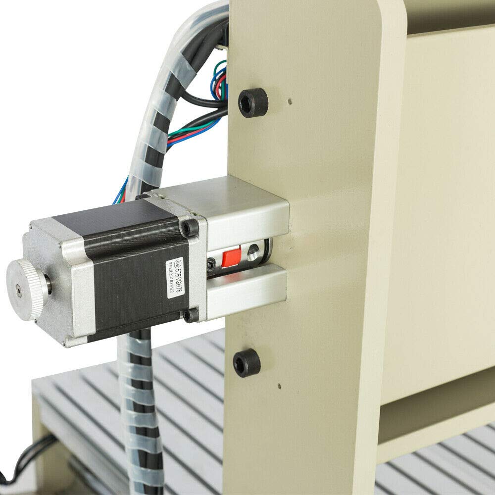 4 Axis Router Engraver USB CNC 6090, 1.5KW Engraver Milling Drilling Machine 3D Spindle Carving Drilling Machine For Wood Working Cutting Mill DENEST