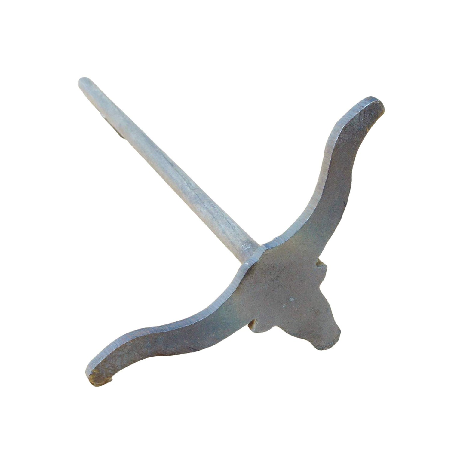 Texas Longhorn Branding Iron by The Leather Guy - Durable 10-Inch Handle for Wood, Leather, and BBQ Personalisation The Leather Guy