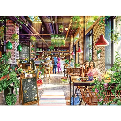 Cra-Z-Art - RoseArt - My Happy Place - Neighborhood Cafe - 750 Piece Jigsaw Puzzle - WoodArtSupply