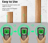 Stud Finder Wall Scanner Pro Tool, 5 in 1 Stud Detector, Intelligent CPU with LCD Display, Stud Sensor, Find Center and Edge of Wood, Metal Studs, Generic