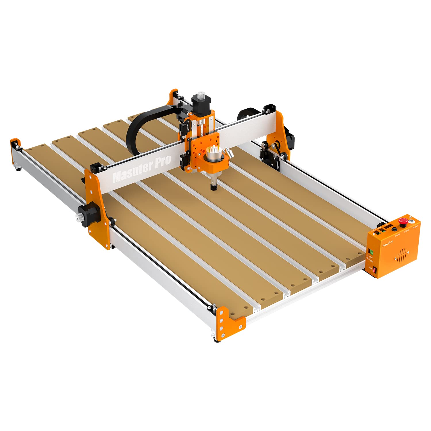 FoxAlien Masuter Pro CNC Router Machine with 40x80cm Extension Kit for Working Area Extend - WoodArtSupply