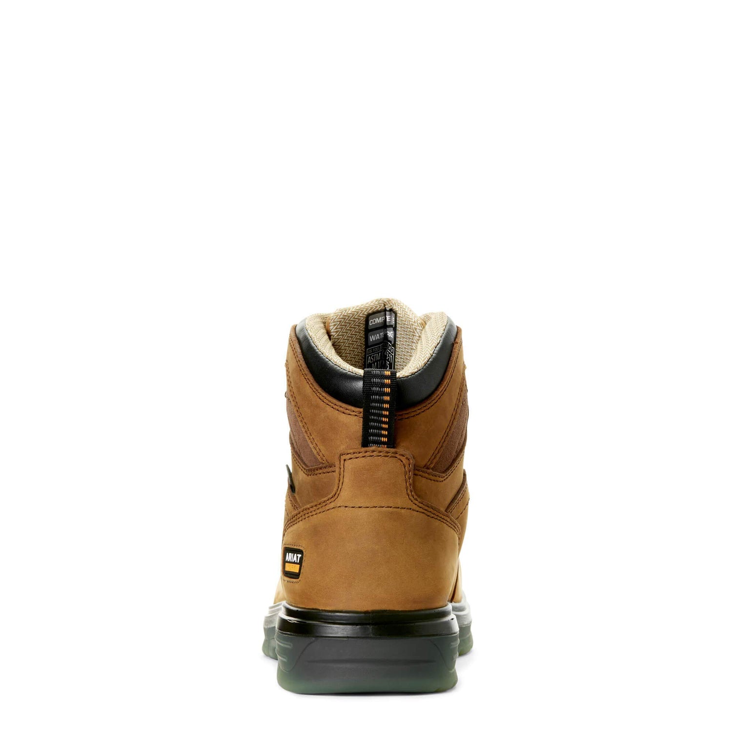 Ariat Mens Turbo 6" Waterproof Work Boot Aged Bark 11 ARIAT